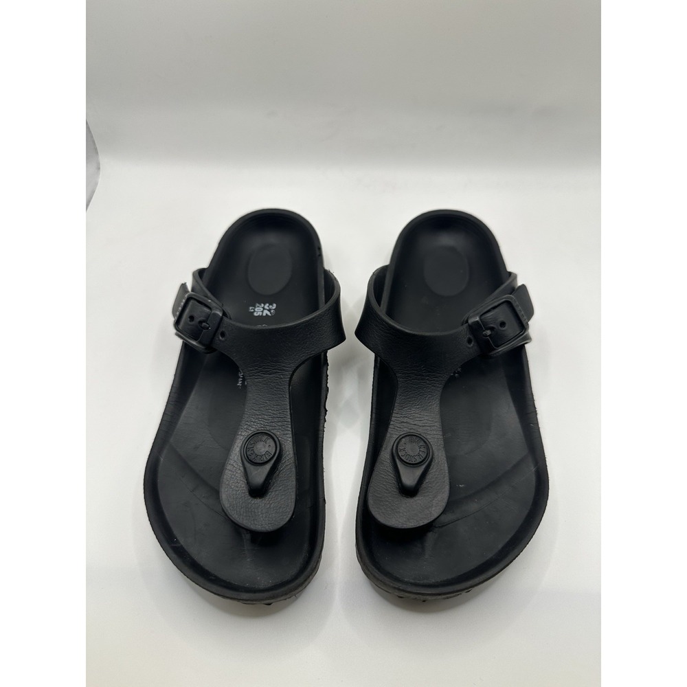 Birkenstock Girl's Black Eva‎ Gizeh Slip On Sandal Youth Size 32 L1